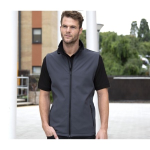 Bodywarmer Softshell imprimable homme, vue 2