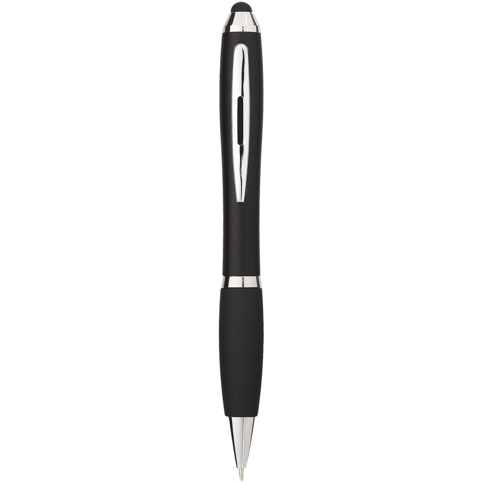 Stylo stylet coloré avec grip noir (encre bleue) 11 × 137 × 11 mm