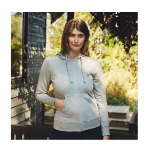 Sweat capuche zippé femme
