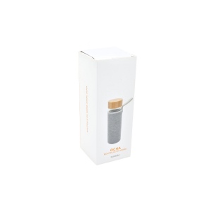 Bouteille en verre double paroi 400 ml, housse néoprène Baladéo, vue 8