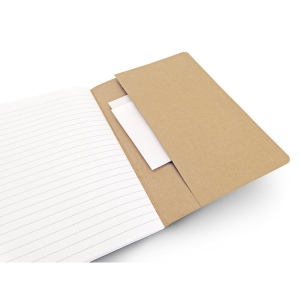 Bloc-notes A5 avec feuilles lignées, vue 2