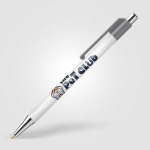 Stylo chrome avec embout coloré 150 × 10 × 10 mm, vue 5