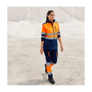 Gilet softshell bicolore