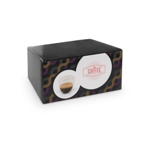 Set à café en verre borosilicaté avec 2 verres, vue 2