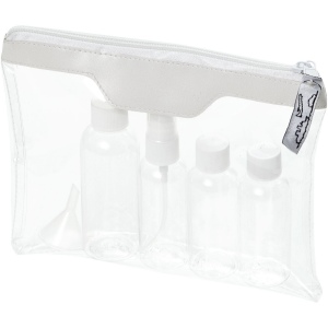 Trousse de toilette approuvée par les compagnies aériennes 190 × 160 mm