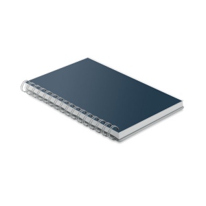 Carnet A5 à spirales en RPET, vue 4