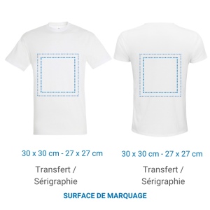 Tee-Shirt Blanc – 150gr