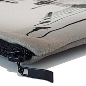 Trousse plate en velours 210 × 160 × 20 mm, vue 2