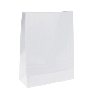 Sac papier blanc sans anses 250 × 320 × 100 mm