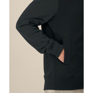 Le sweat à capuche zippé unisexe en coton-TENCEL Stanley/Stella, vue 4