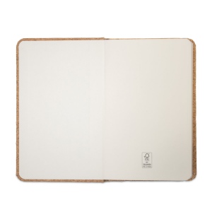Carnet de poche en liège avec 160 pages unies, vue 3