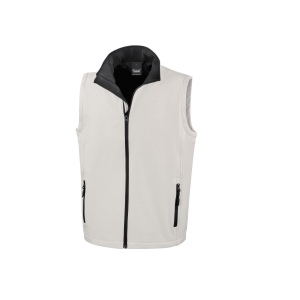Bodywarmer Softshell imprimable homme