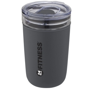 Gobelet en verre de 420 ml avec paroi extérieure en plastique, vue 6