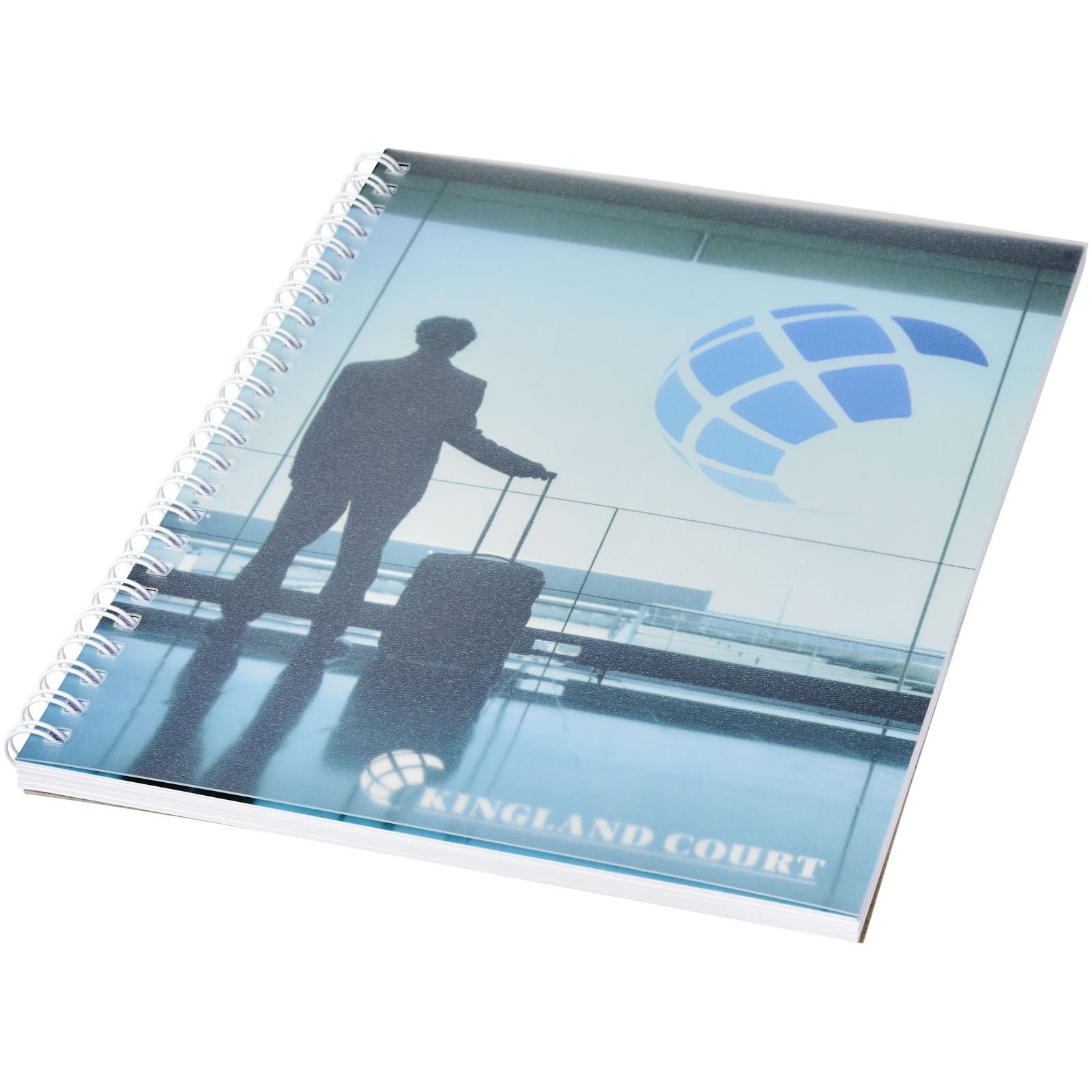 Cahier A5 à spirales avec couverture polypropylène
