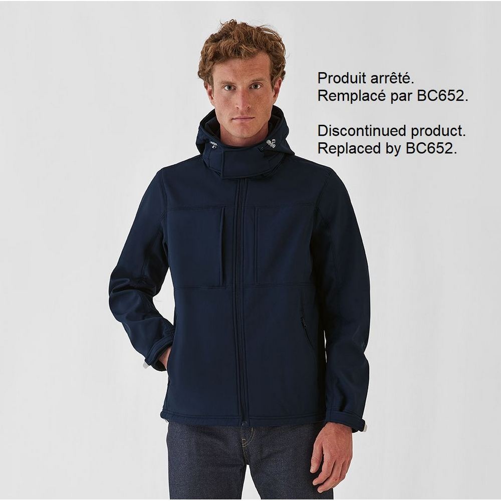 Veste Softshell homme à capuche