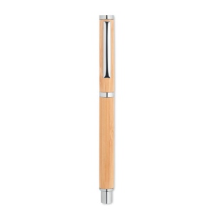 Stylo encre gel en bambou 138 × 11 mm, vue 3