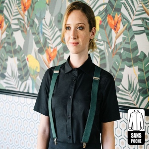 Chemise en coton et polyester femme du XS au XXL