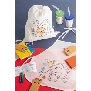 Sac à cordon pour enfant pour le coloriage (80 g/m²), vue 3