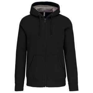 Sweat-shirt zippé capuche unisexe, vue 5