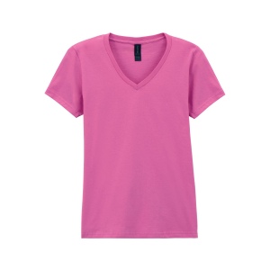 T-shirt femme col v, vue 7