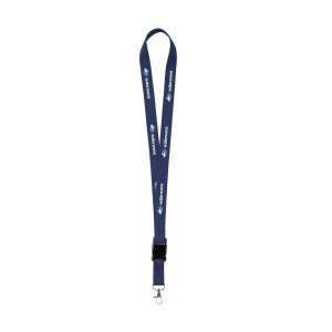 Tour de cou en polyester solide avec mousqueton en métal 53 × 2 mm, vue 3