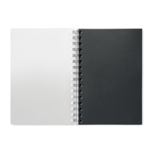 Carnet A5 à spirales en RPET, vue 7