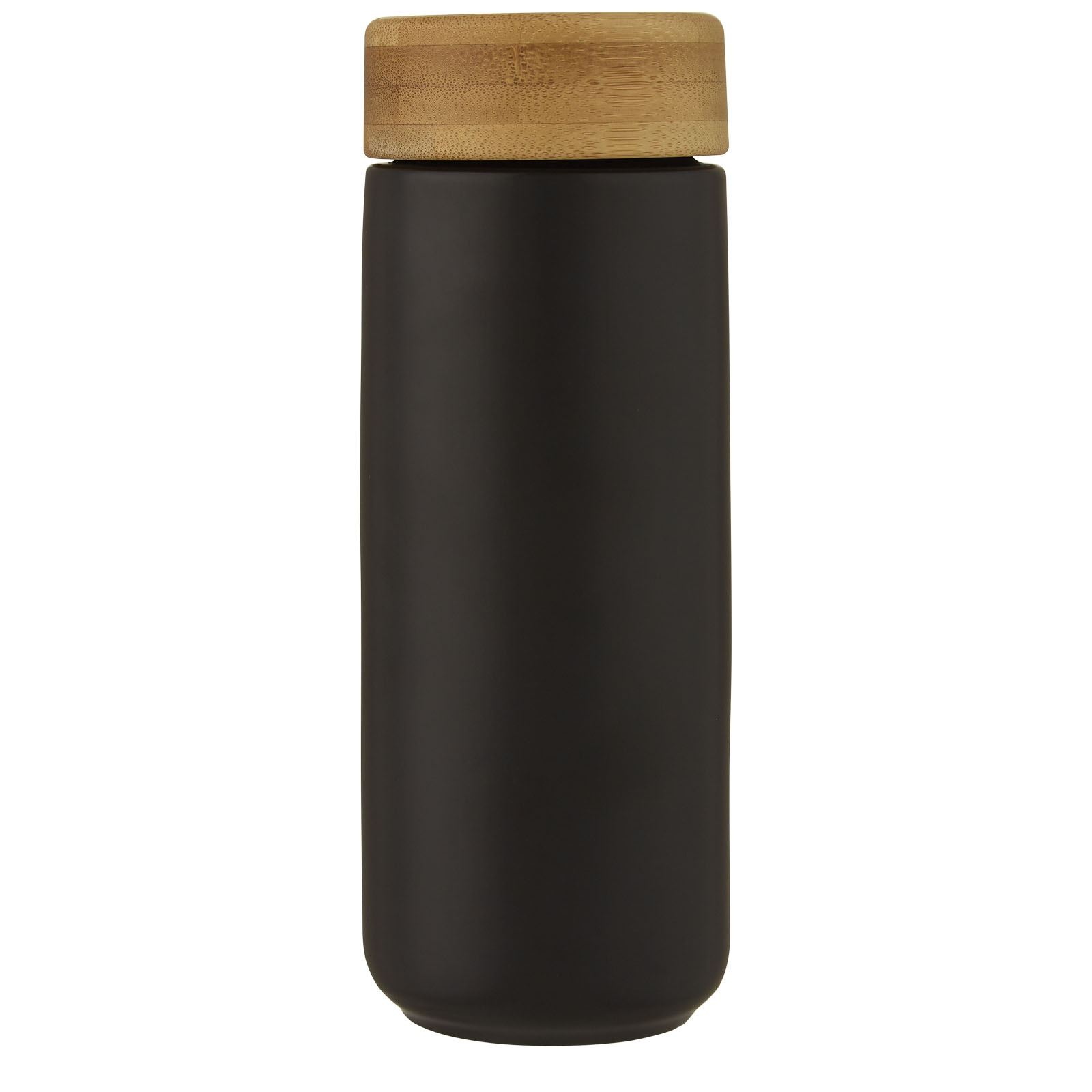 Gobelet en céramique de 300 ml avec couvercle en bambou