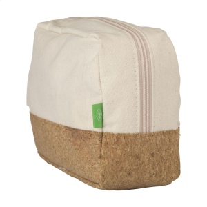 Trousse de toilette en matériaux naturels toile organique et liège 14 × 8 × 24 mm, vue 5