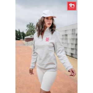 Sweat-shirt col zippé unisexe, vue 2