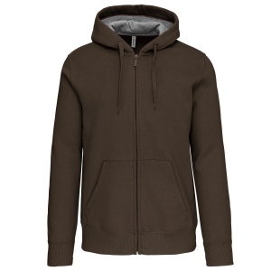 Sweat-shirt zippé capuche unisexe, vue 7