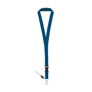 Tour de cou en polyester avec mousqueton en métal 20 × 510 mm, vue 6