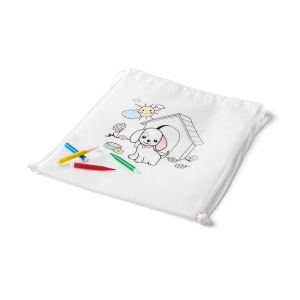 Sac à cordon pour enfant pour le coloriage (80 g/m²), vue 2