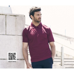 Polo homme respirant, vue 2