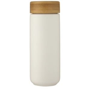 Gobelet en céramique de 300 ml avec couvercle en bambou, vue 3