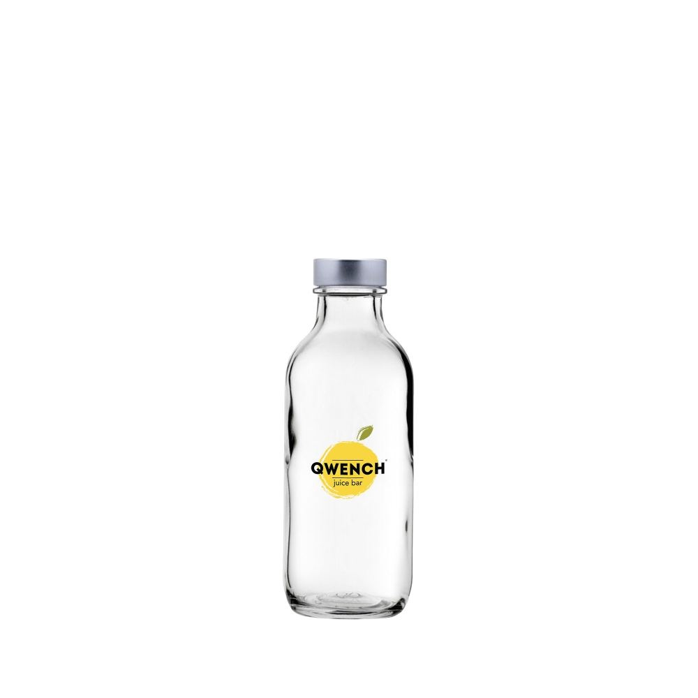 Bouteille d'eau/jus de fruit en verre – demi-pinte (350ml/12.25oz)