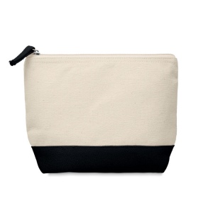 Trousse en coton bicolore 215 × 150 × 50 mm