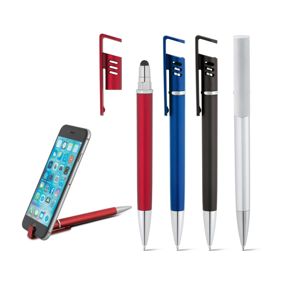 Stylo à bille en ABS à finition métalliqu