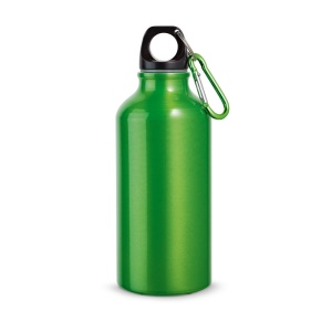Bouteille de sport 400mL en aluminium avec mousqueton, vue 6