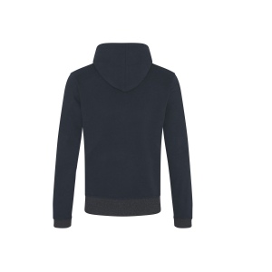 Sweat capuche zippé en coton régénéré, vue 3