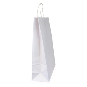 Sac papier blanc anses torsadées 320 × 420 × 110 mm, vue 2