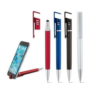 Stylo à bille en ABS à finition métalliqu
