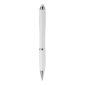 Stylo stylet blanc, vue 3