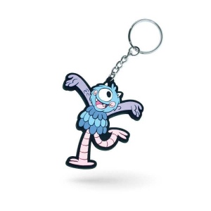 Porte-clés PVC injecté recto 2D de 41 à 50 mm (PVC), vue 2
