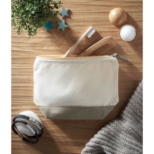 Trousse en coton bicolore 215 × 150 × 50 mm, vue 2