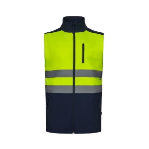 Gilet softshell bicolore, vue 8