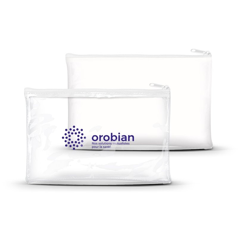 Trousse toilette en pvc 200 × 130 mm