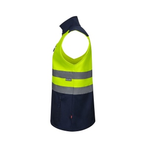 Gilet softshell bicolore, vue 6