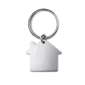 Porte clés métal maison 65 × 3 × 39 mm, vue 2