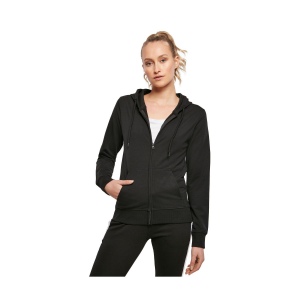 Sweat zippé femme capuche, vue 3
