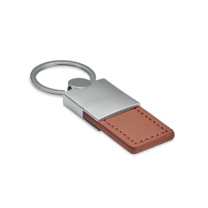 Porte-clés PU et métal 90 × 6 × 31 mm